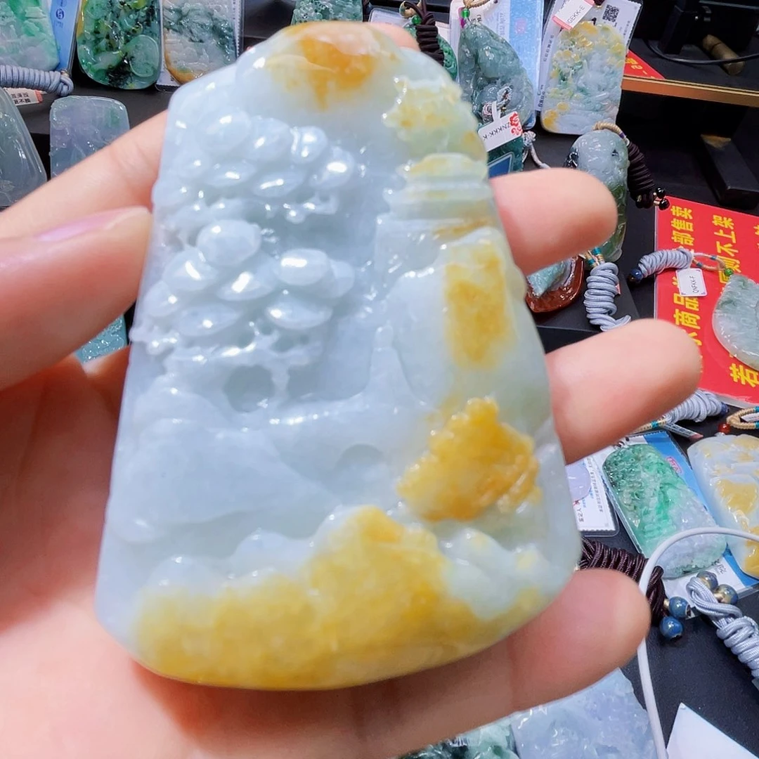 颈饰未镶嵌翡翠一