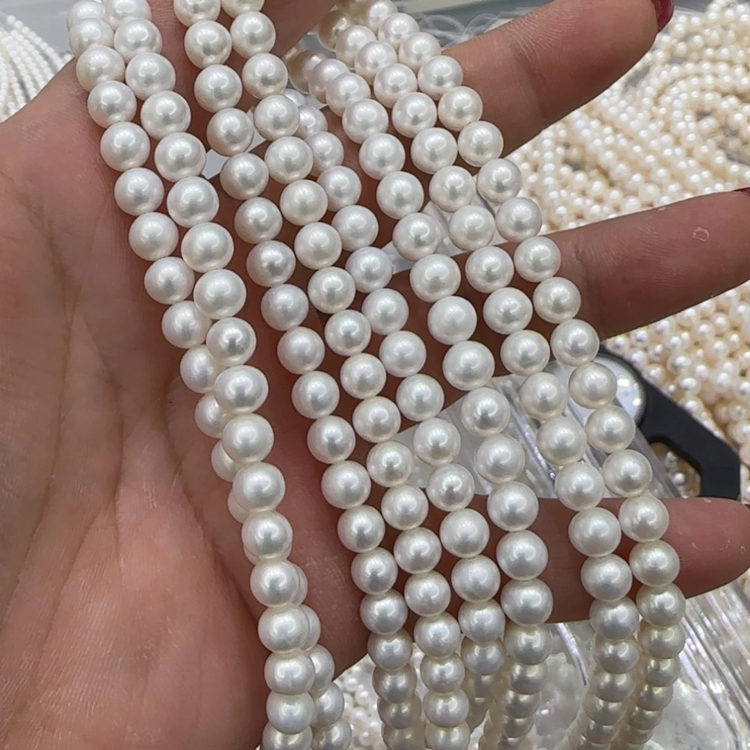 未镶嵌淡水珍珠卡5.8/6.2mm半条