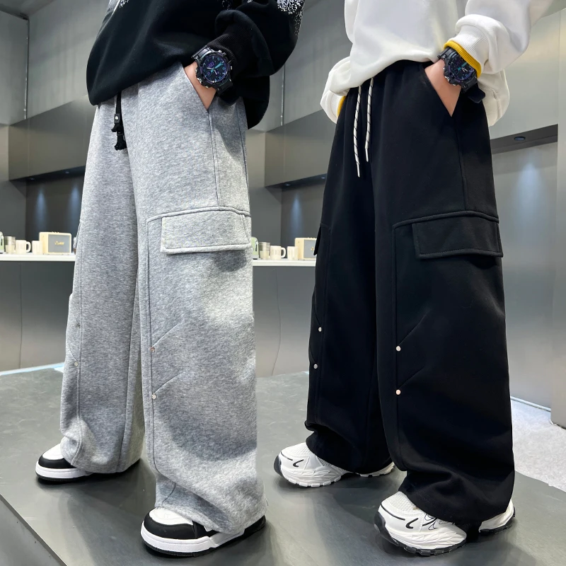 男童裤子春秋儿童秋季运动卫裤2025新款秋装中大童男孩休闲长裤潮