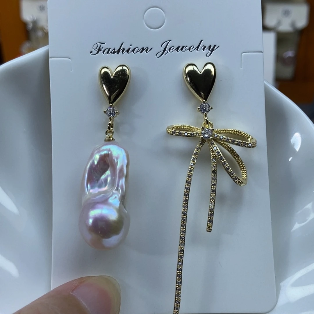 合金淡水珍珠耳环福利838