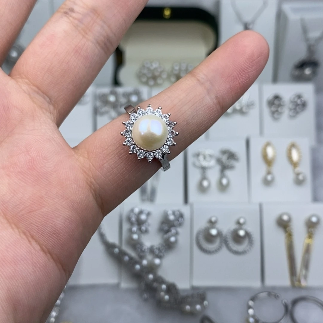 淡水珍珠未镶嵌耳饰