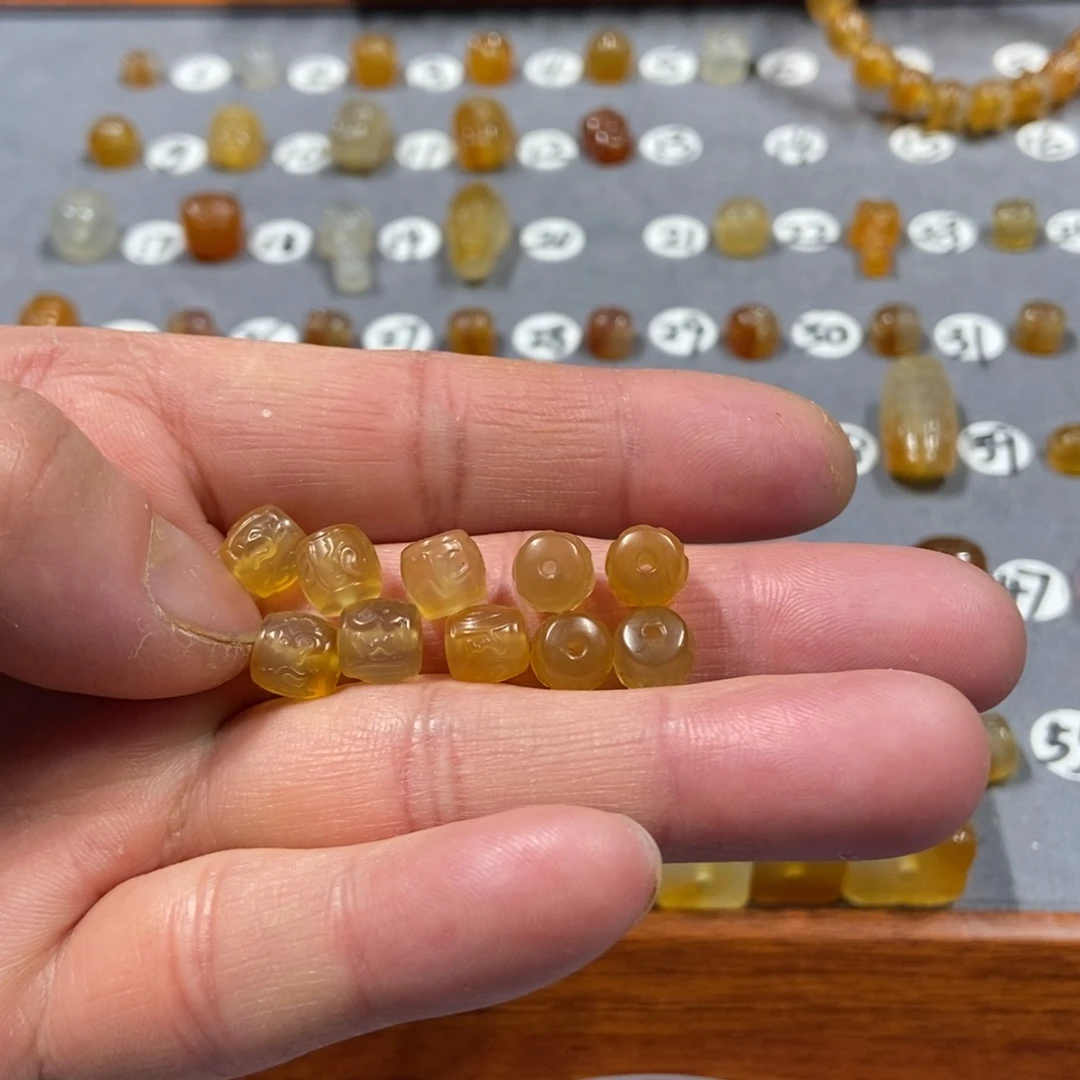 净***玩玛瑙/玉髓合金颈饰珠