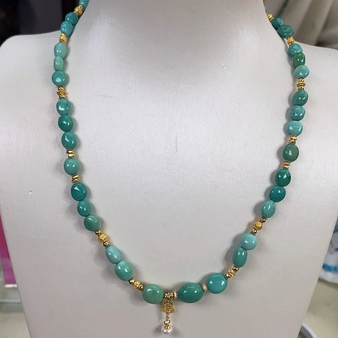 绿松石银S925镶嵌珠宝奇石