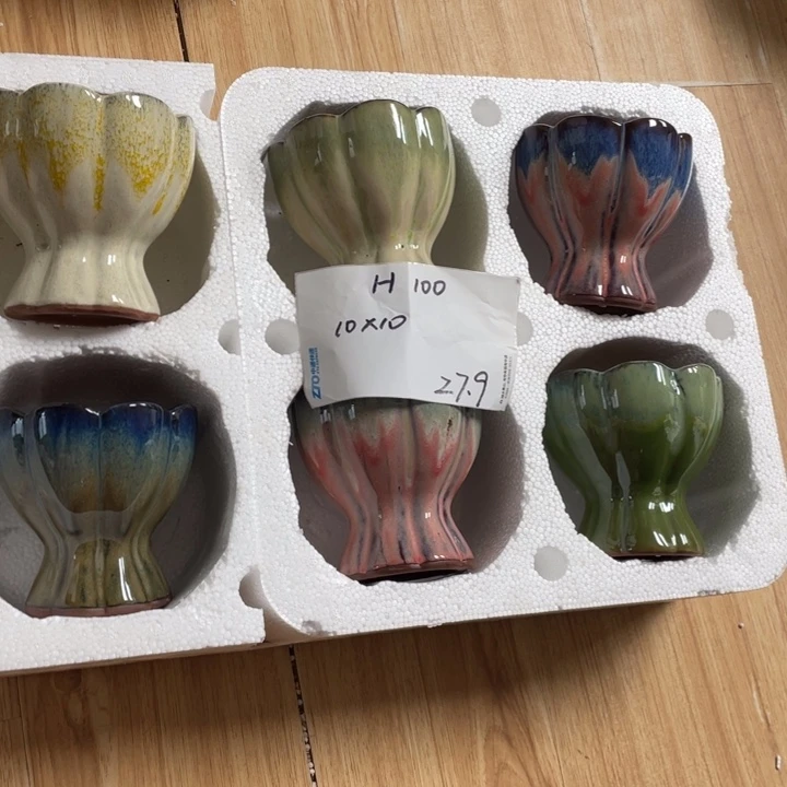 粗陶多肉花盆微瑕100