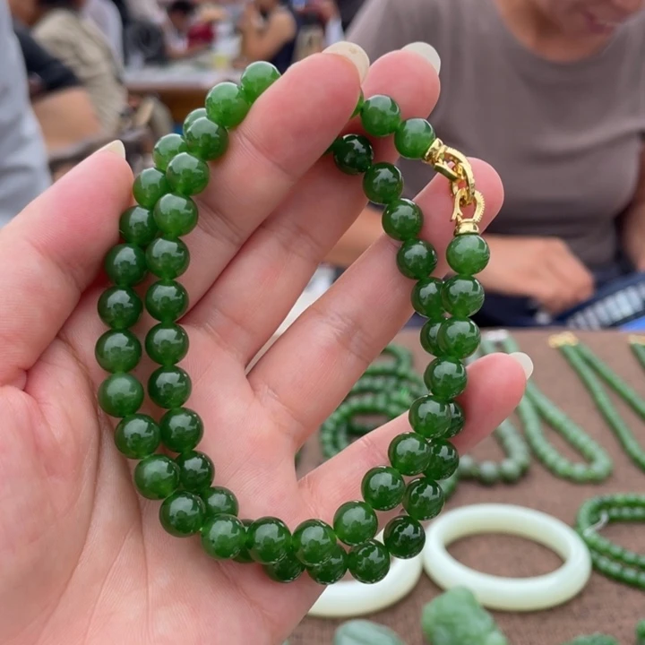 大***奎和田玉未镶嵌项链