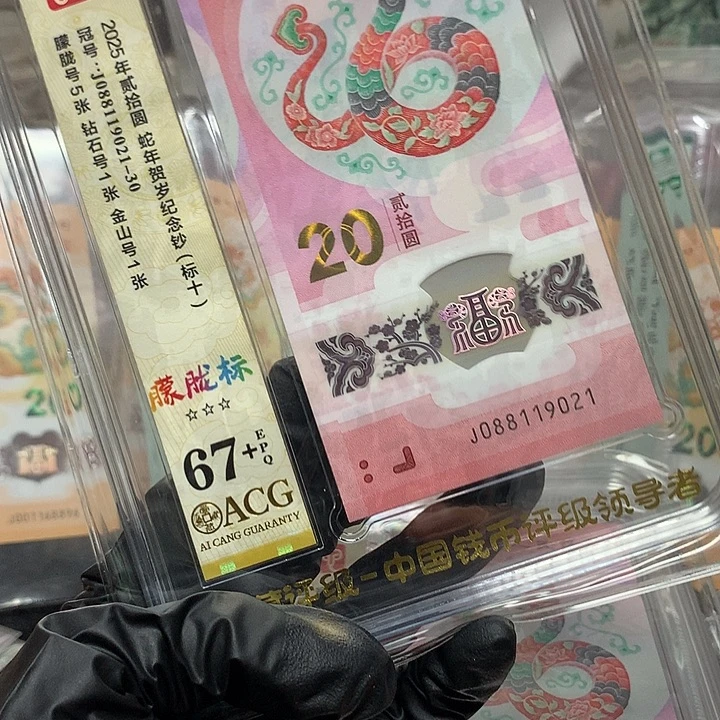 塑料088119021蛇钞朦胧号中国梦新标十爱藏67+