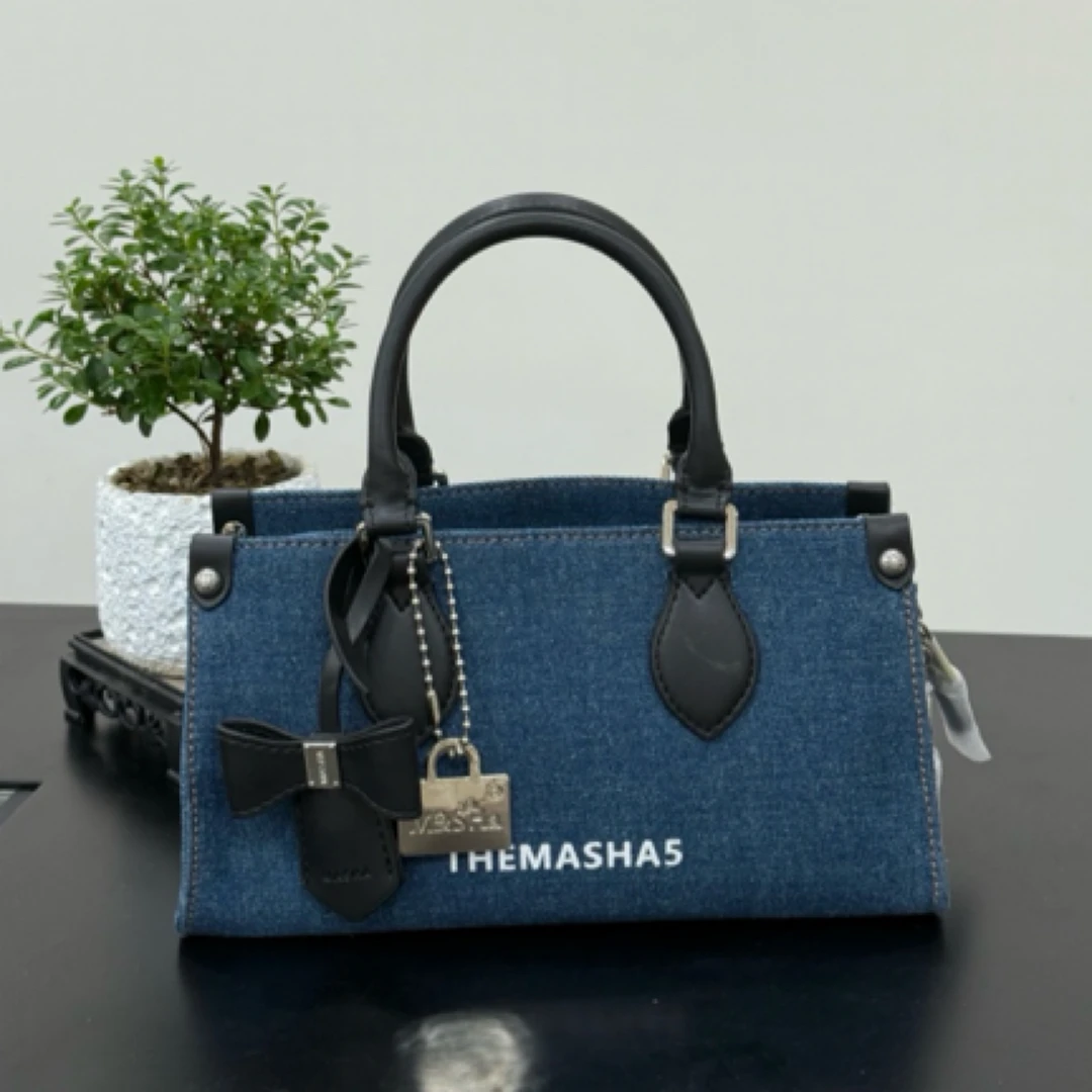 奢侈斜挎包休闲肩包单肩纯色复古见外包装单根丹宁