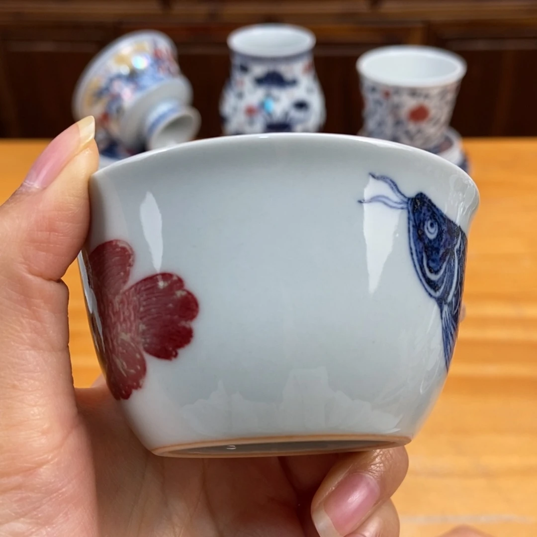 手绘现代茶具非古董