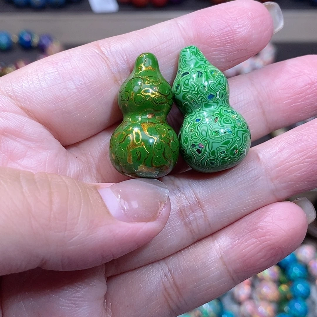 小***岛大漆葫芦2.9绿色欧跟犀皮