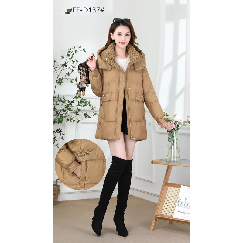 【A591】2024冬季新款时尚气质修身显瘦高端洋气羽绒棉服