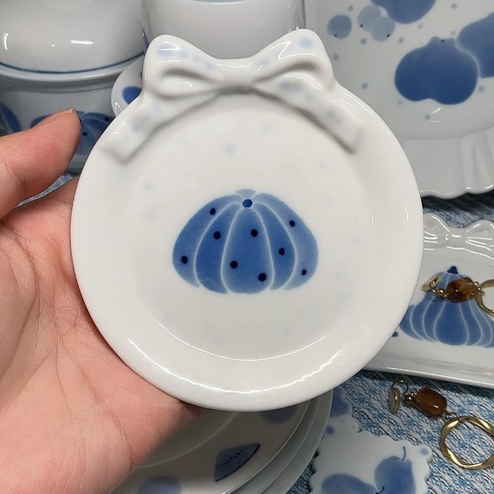 景德镇陶瓷釉下青花瓷器盘