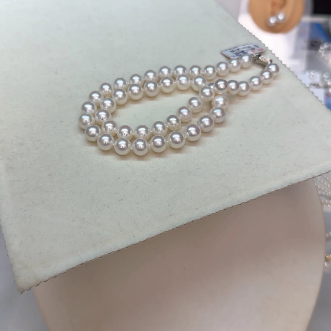 【闪购商品】淡水珍珠银S925镶嵌项链