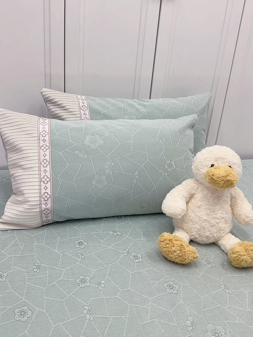 （花语）款专拍枕套枕头套一对40*70简约加厚学生宿舍轻奢卧室纯色