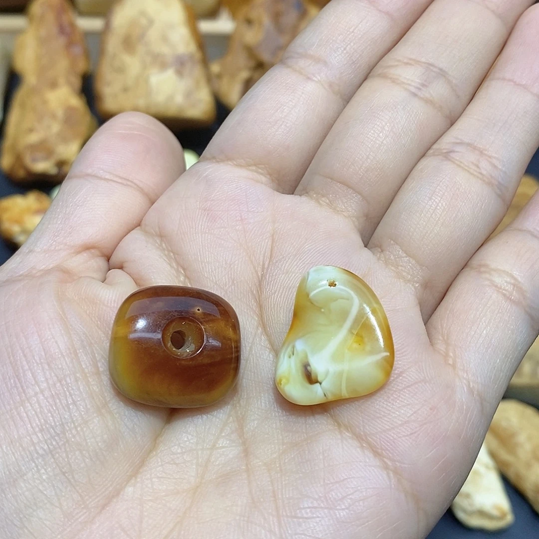 W***@定制琥珀蜜蜡原石