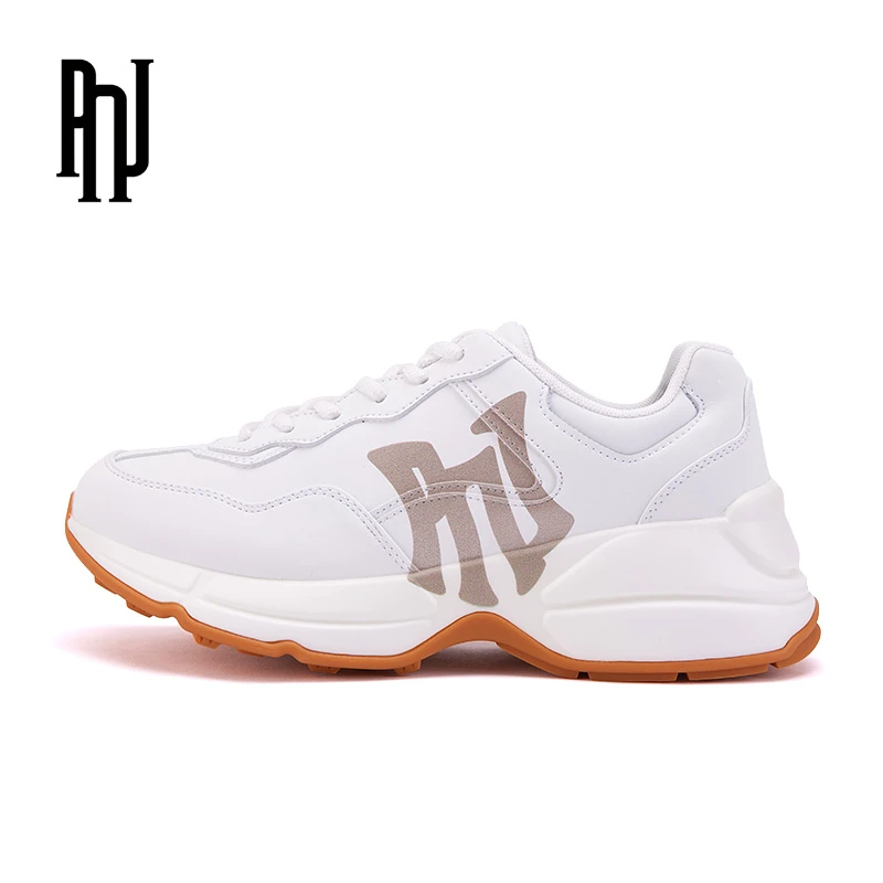 PNJ情侣板鞋运动鞋百搭男鞋女鞋潮流秋冬休闲经典小白鞋复古厚底