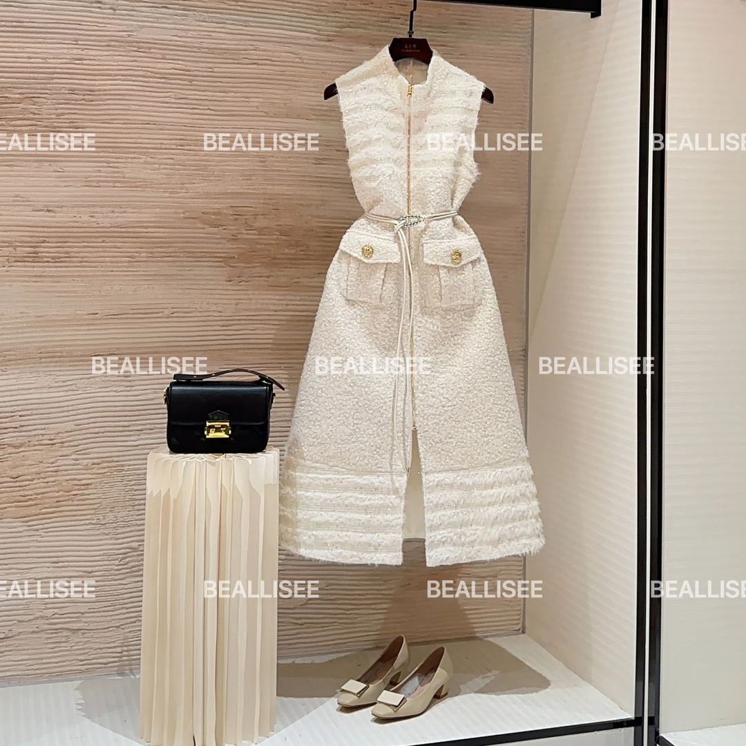 【宠粉价】秋冬新款无袖显瘦国风时尚宽松连衣裙W-A1846