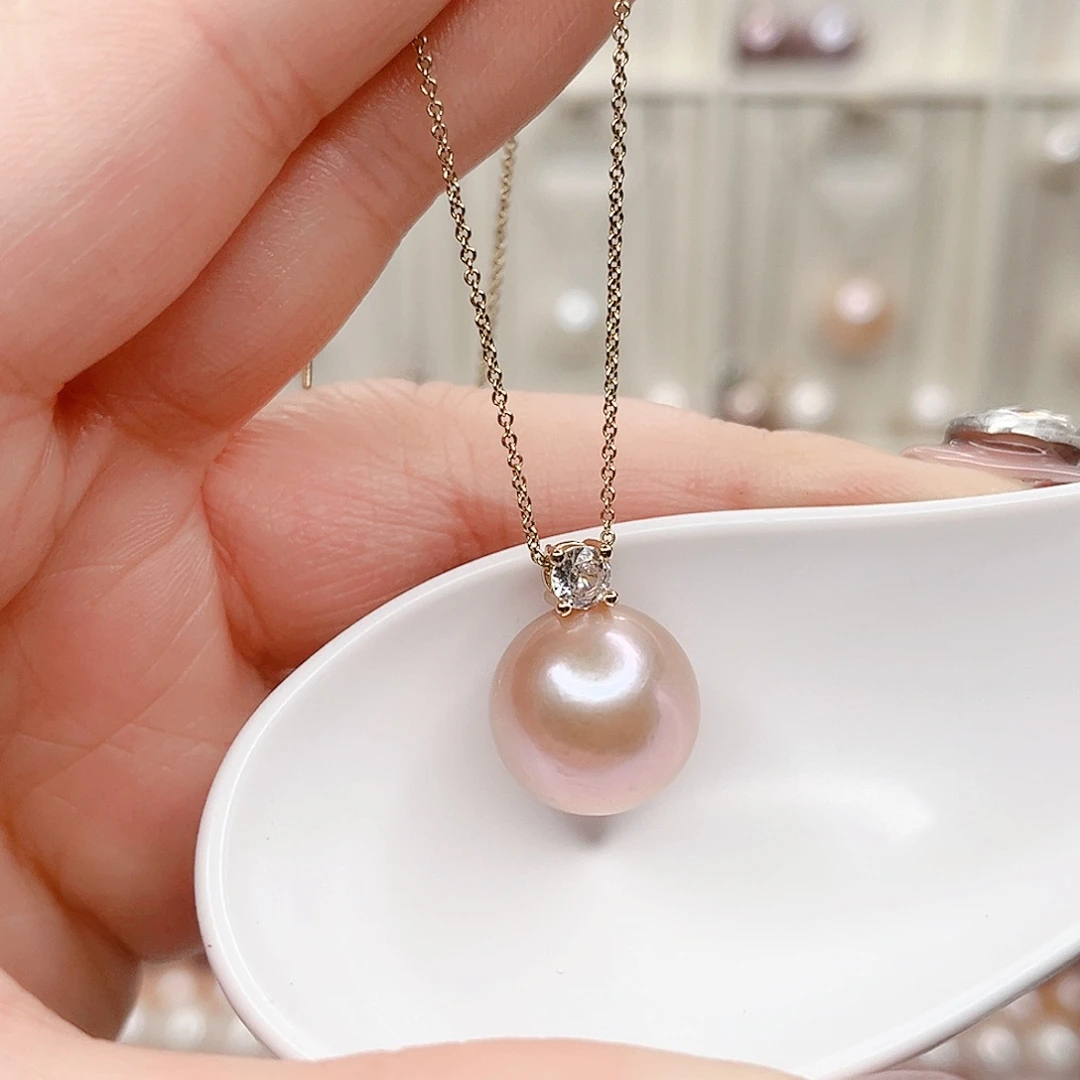 淡水珍珠吊坠(赠链)合金