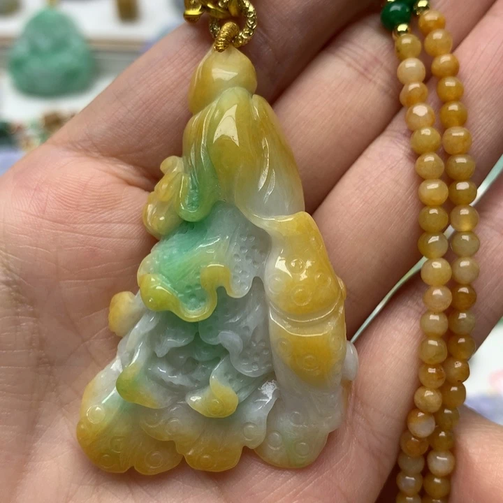 颈饰未镶嵌翡翠翡翠