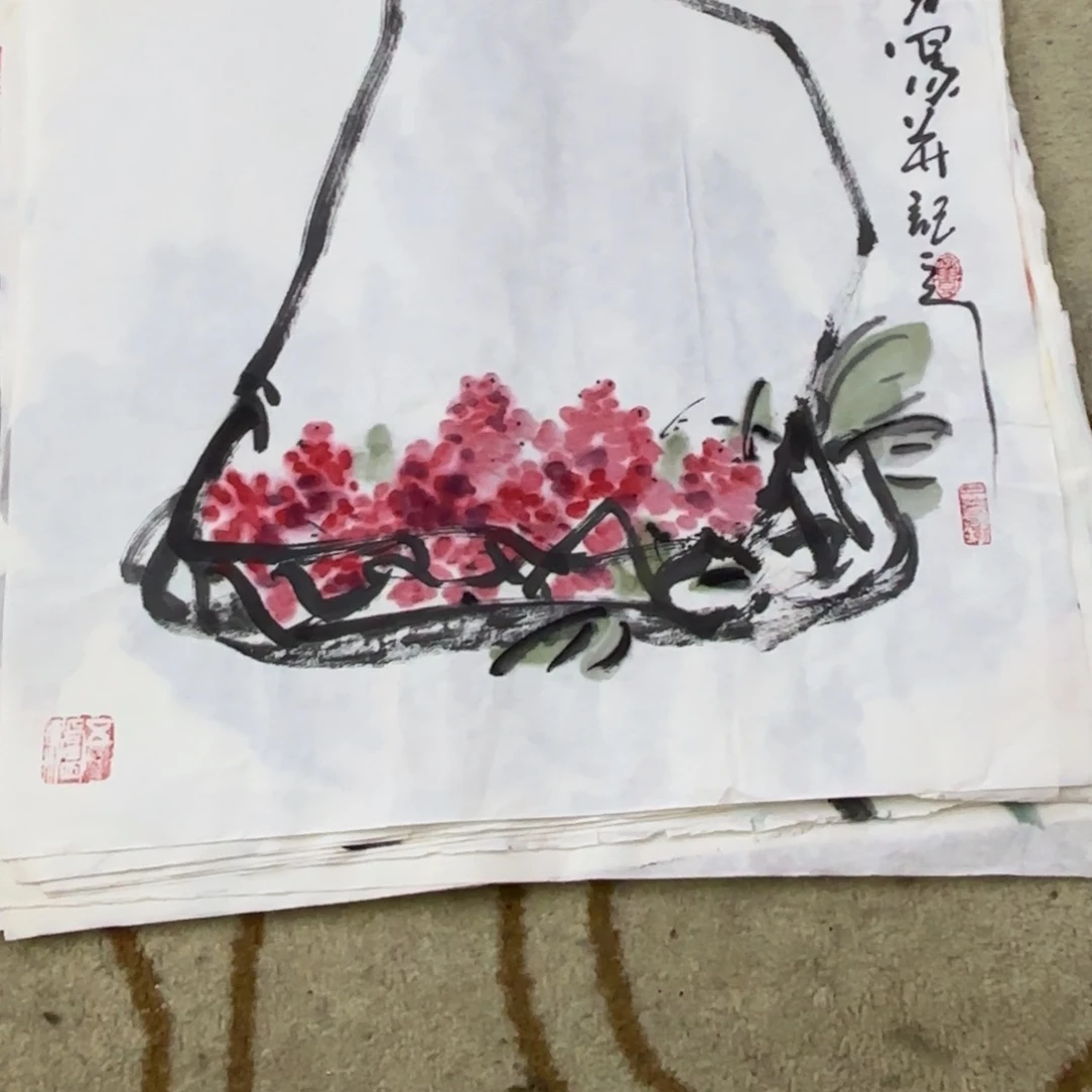 国画国画老师作品刘