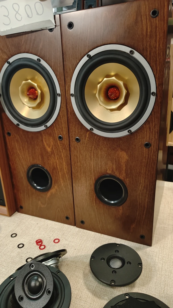 丽颂c6HiFi音箱一对 俄罗斯进口桦木多层板箱体 三层喷漆 胆机