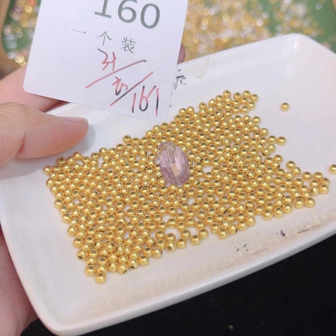 紫晶珠宝半成品银S925镀金镶嵌160