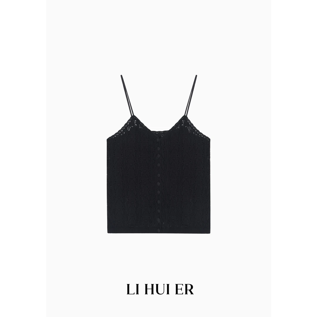 Li Hui Er【西曼华章】2025轻奢潮流气质时尚内搭小吊带5235