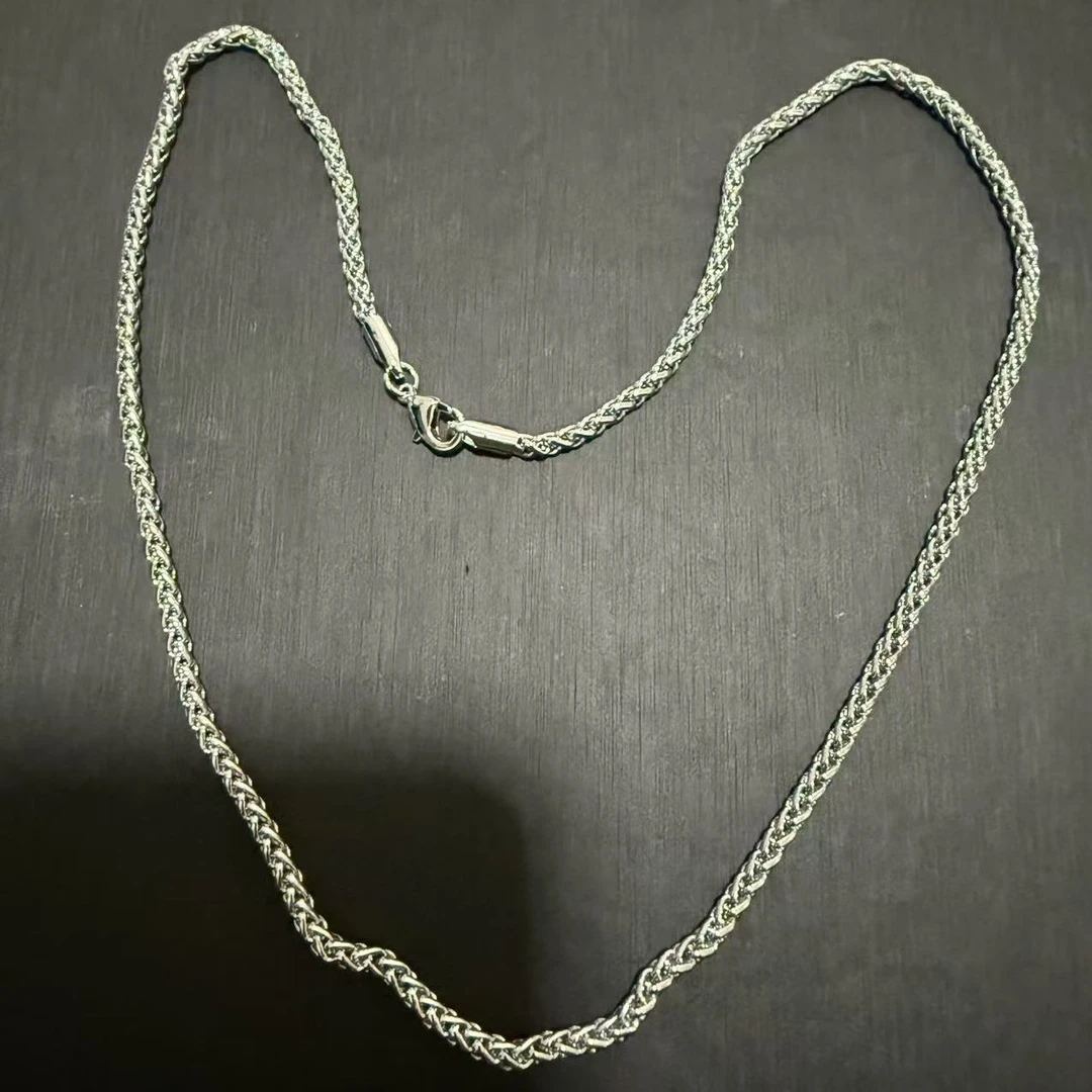 链子足银 收藏级轻奢时尚气质简约精致项链Fxk122232