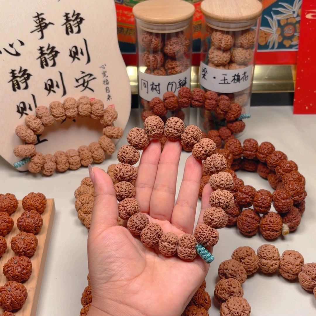 手串金刚菩提1号19尺寸6瓣爆肉蜂王