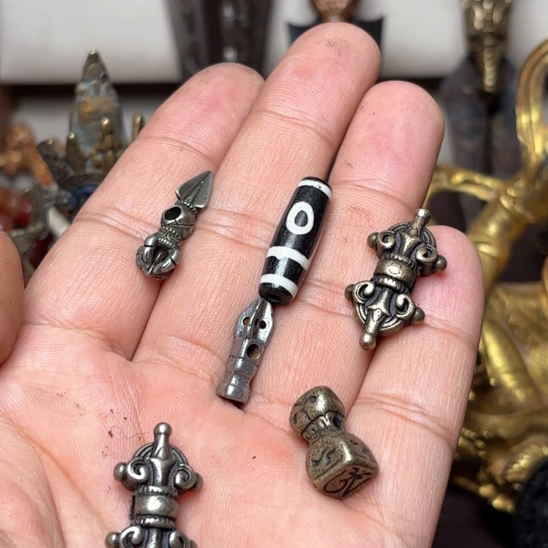 铜星月菩提挂件菩提