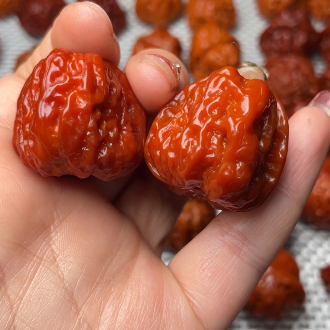 桃核吊坠文玩核桃 手把件 蛤蟆头 30