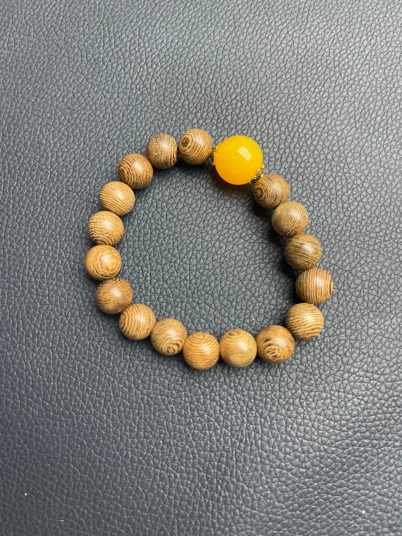 沉香木大旭文玩精品手串A43