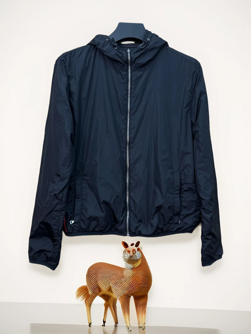 95新 Prada/普拉达 双面穿羊毛尼龙夹克/XL/97新/工价11800