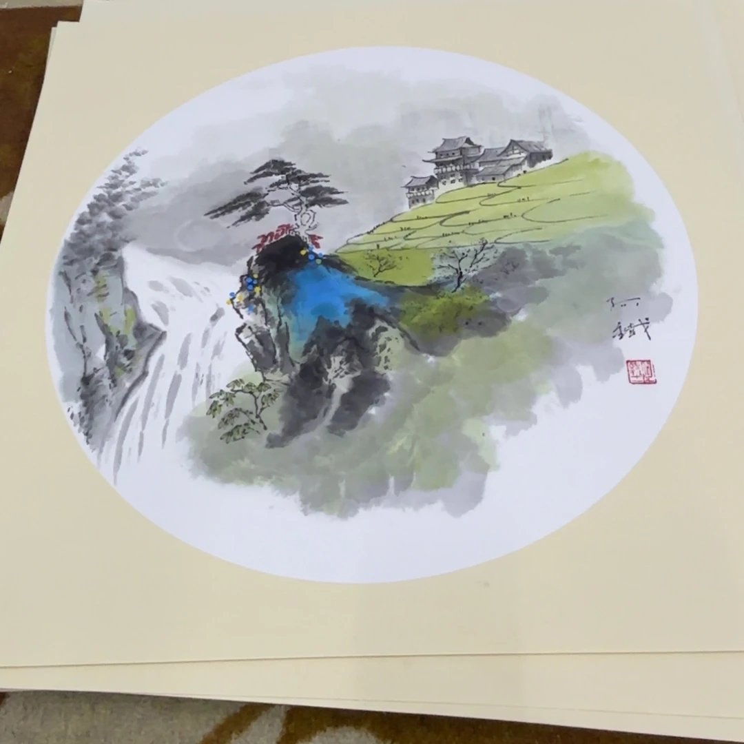 国画赵铁老师作品刘