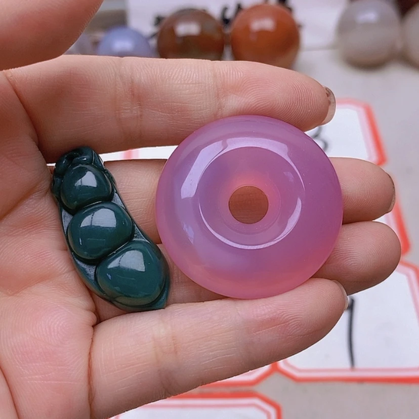 【闪购商品】玛瑙/玉髓未镶嵌珠宝半成品╰****╯