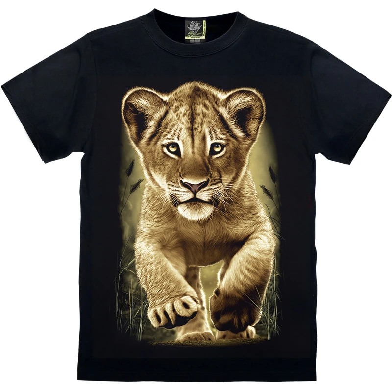 小狮子 大图夜光短袖 限量款