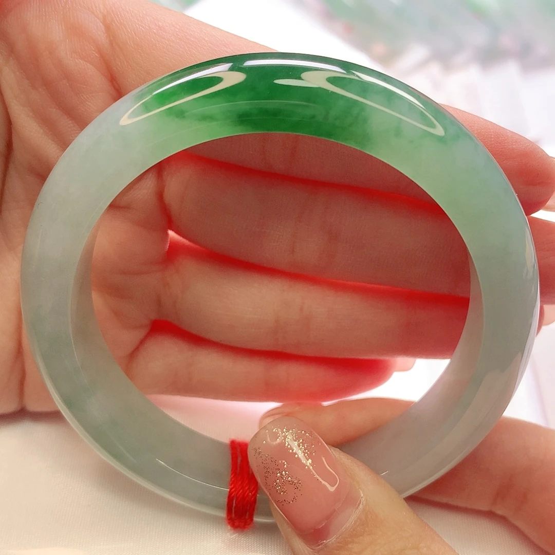 未镶嵌手镯翡翠缅甸天然A货翡翠 57