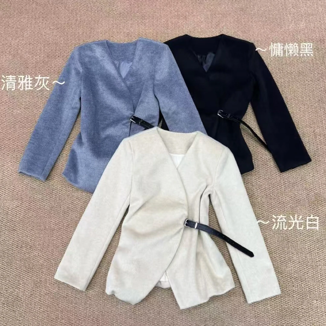 D50960南油高货收腰小香风外套