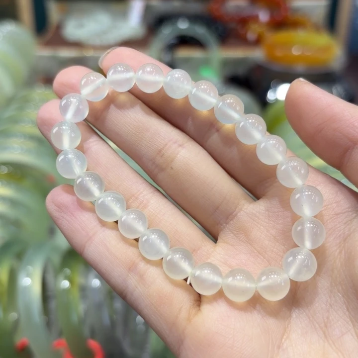 岫玉未镶嵌手镯天然