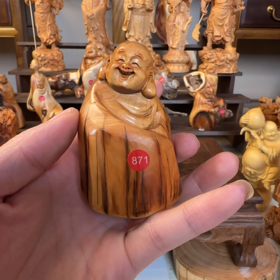 崖柏小木匠艺雕一物一拍