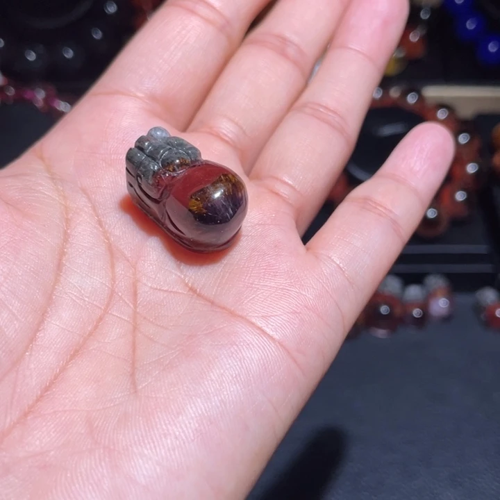 水晶颈饰未镶嵌老**T极光貔貅