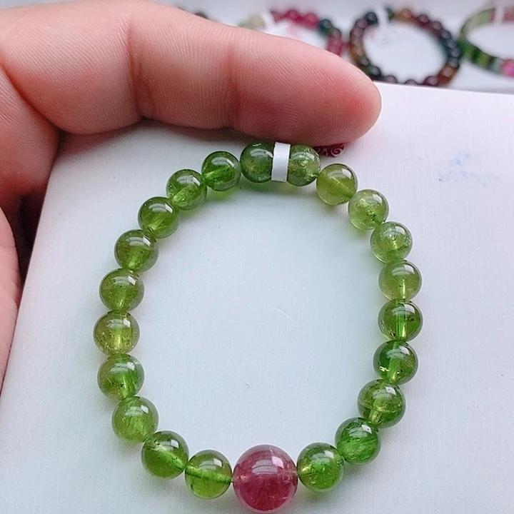 碧玺手链未镶嵌40号