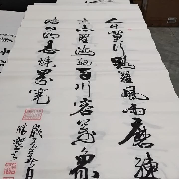 杜胜轩老师作品一副