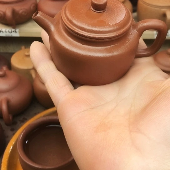 茶壶紫砂朱泥得中90豪力左右
