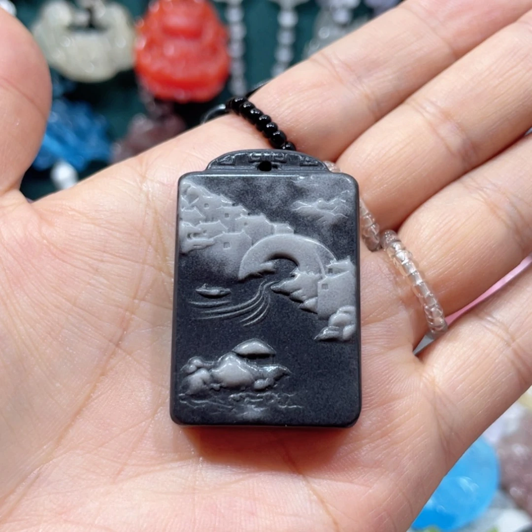 【闪购商品】未镶嵌岫玉颈饰26项链