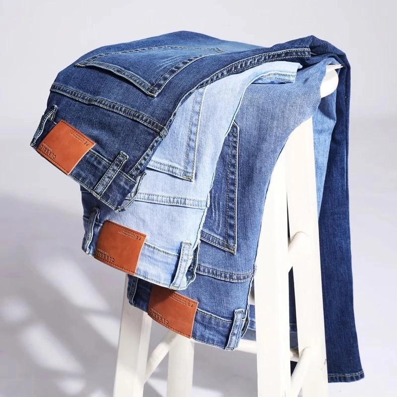 浅色牛仔裤男士夏季薄款高端修身小直筒宽松休闲显高百搭长裤子男