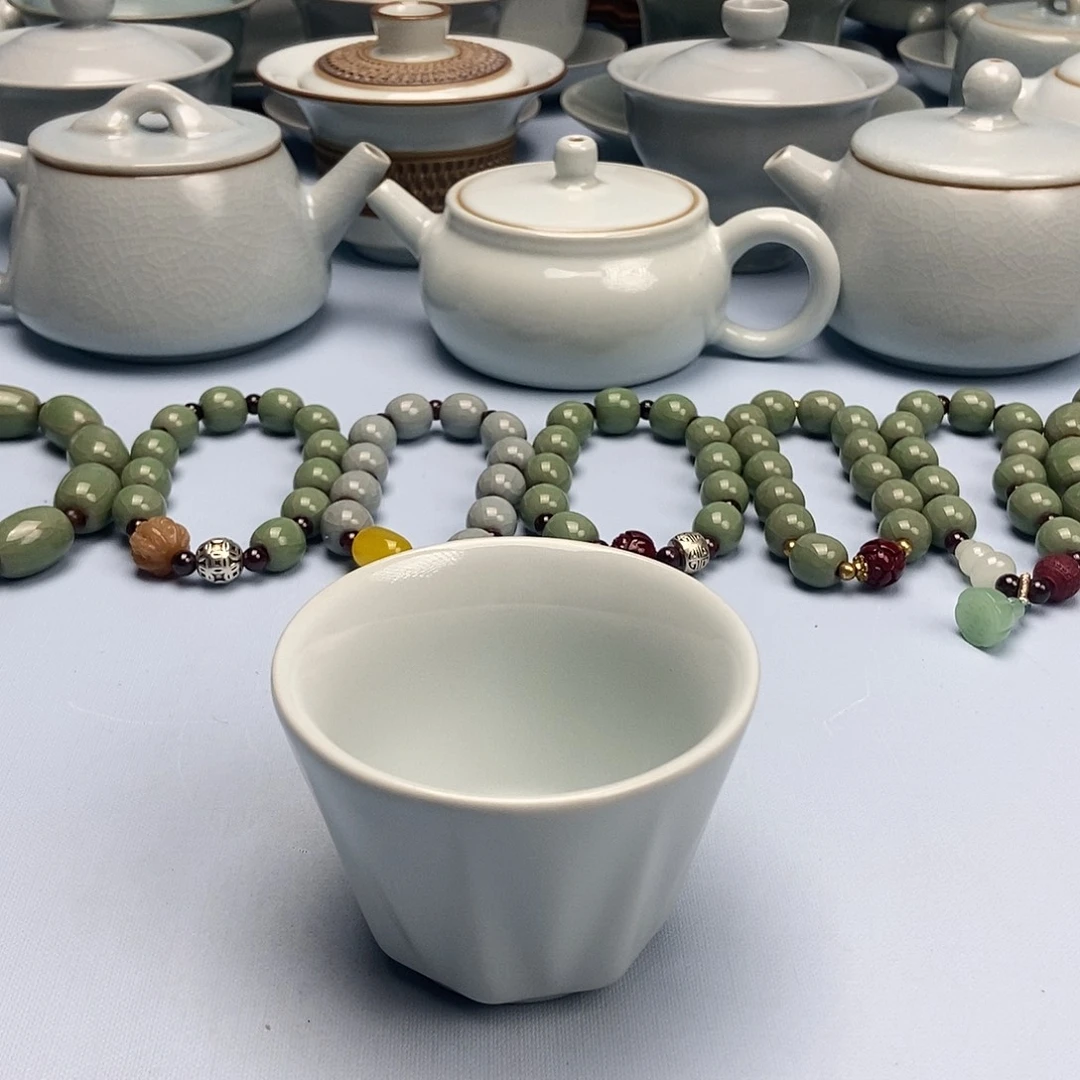 杯月白麦香杯原矿原釉原产地