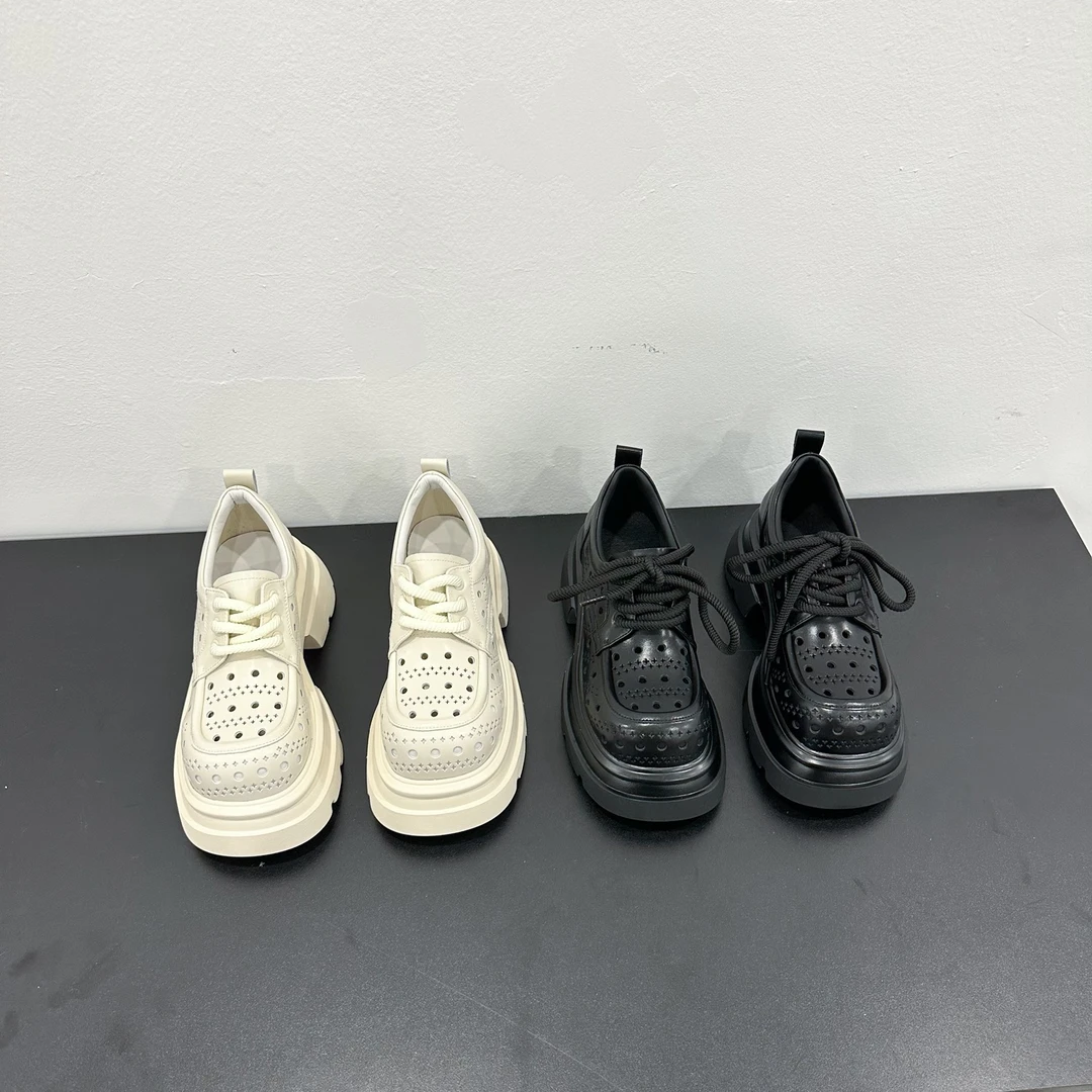 【断码清~捡漏孤品】显瘦英伦风夏季小皮鞋软面轻便系带乐福鞋