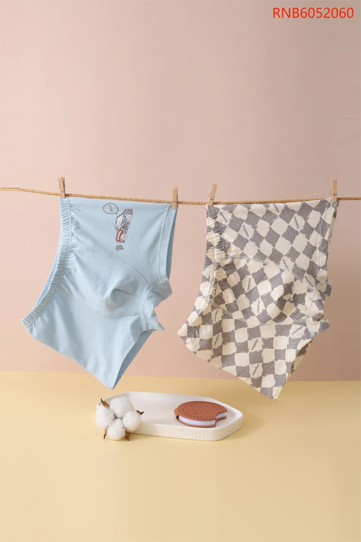 桉树纤维男童平角内裤N004