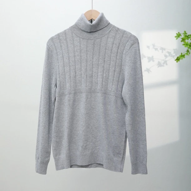 【G】潮牌休闲立领设计毛衣2770