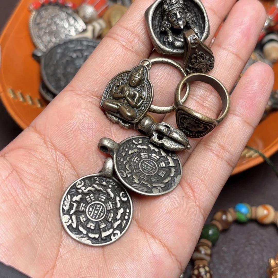 铜星月菩提项链吊坠